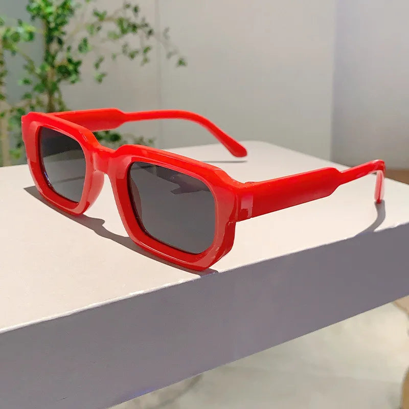 Men Vintage Rectangle Sunglasses | משקפי שמש לגברים