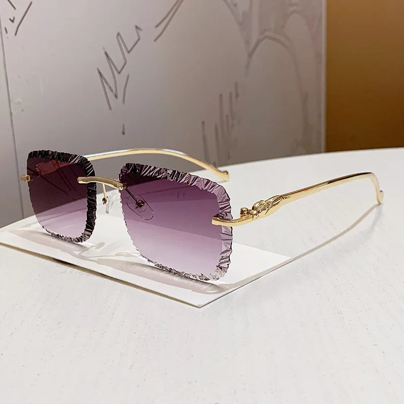 Sunglasses Women Rimless | משקפי שמש לנשים