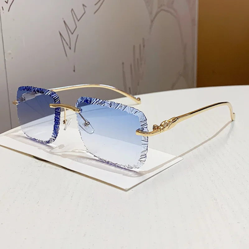 Sunglasses Women Rimless | משקפי שמש לנשים