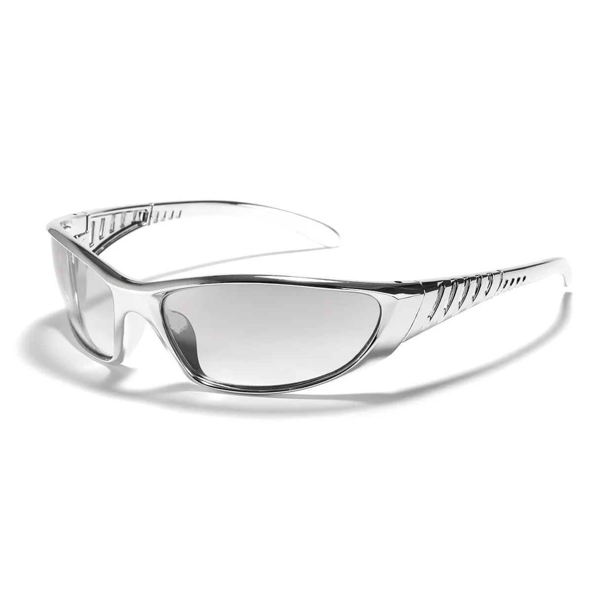 Y2K Silver Sunglasses | משקפי שמש לגברים