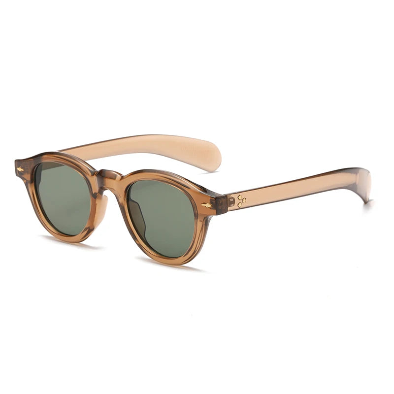 Fashion Oval Leopard Print Sun Glasses | משקפי שמש לגברים