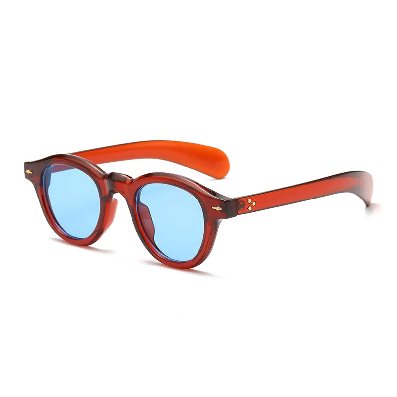 Fashion Oval Leopard Print Sun Glasses | משקפי שמש לגברים