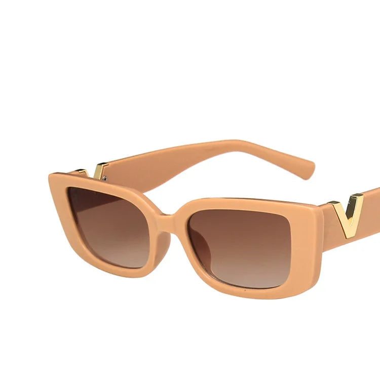 Retro Rectangle Sunglasses Women | משקפי שמש לנשים